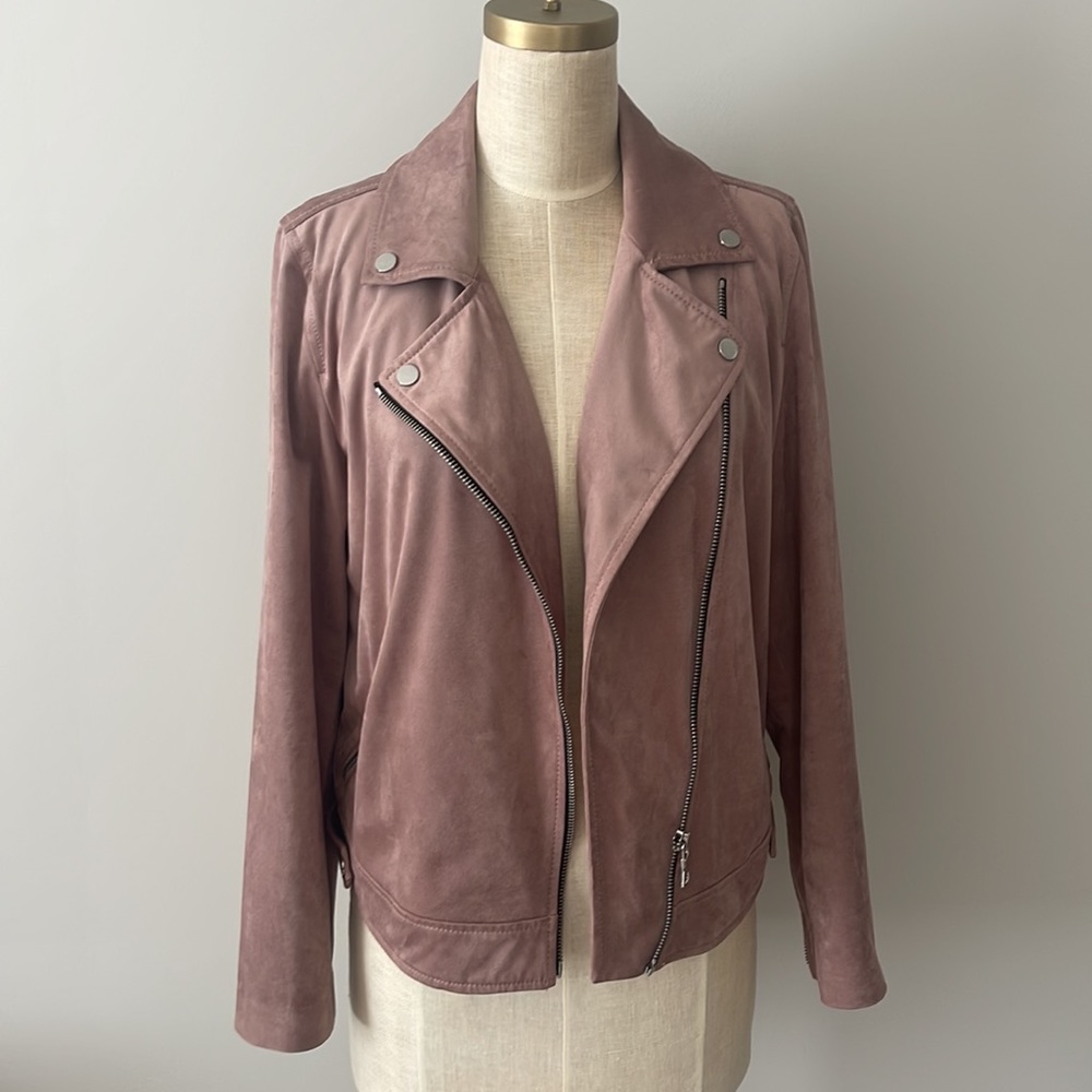 Women's LOFT Mauve Suede Jacket